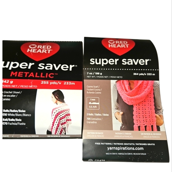 Hand Crafted Hand Knit Crochet Coaster 6pc Set Red & black double stitch floral - Picture 16 of 17